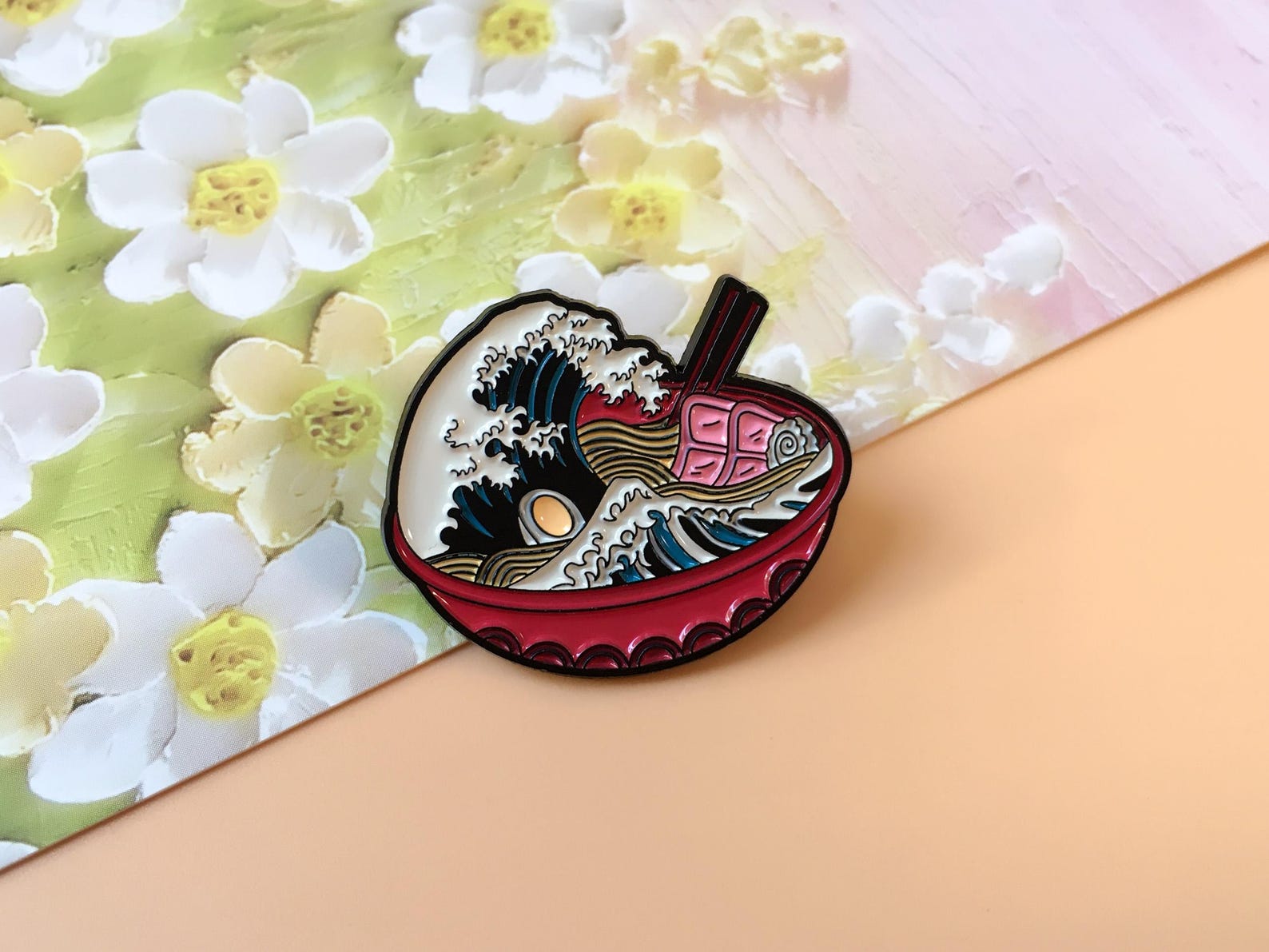 Sea Wave Enamel Pin | Creative Badge Pin | Lapel Pin | Collar Pin ...