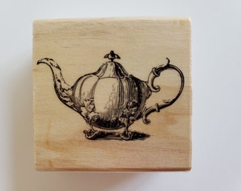 Teapot Stamp - Timeless Traditions Collection - Rubber Stamp