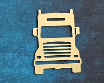 Truck Acrylic Cake Charm Lorry HGV Acrylic Cake Topper Decorations