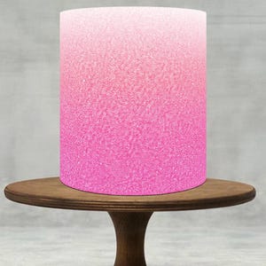 Envoltura comestible para pastel con efecto degradado rosa, adorno para pastel con degradado sin costuras, elegante decoración para pastel de cumpleaños, boda o baby shower, lámina de oblea de glaseado A4!125