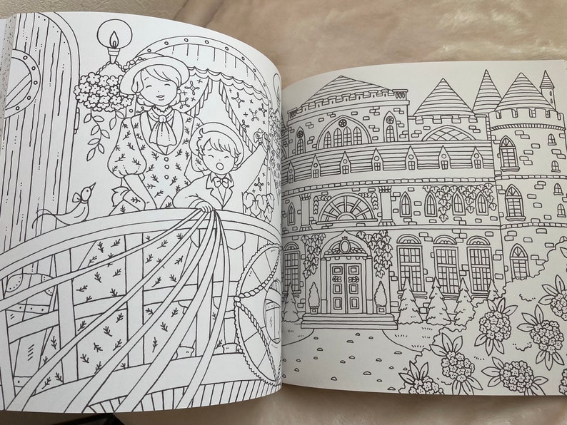 Eriy's World Literature Open the Door to Your Imagination Coloring Book Japanese Coloring Book by Eriy image 6