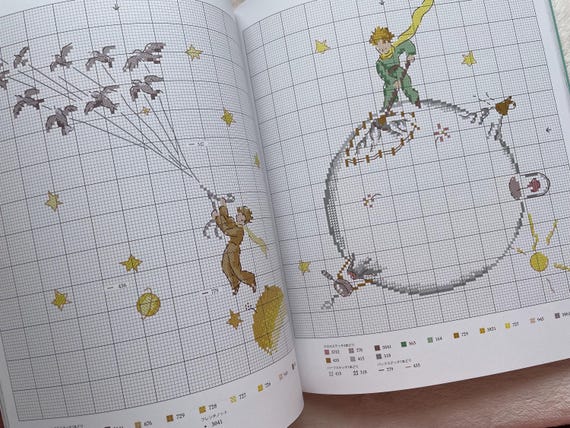 Le Petit Prince the Little Prince CROSS STITCH Designs by