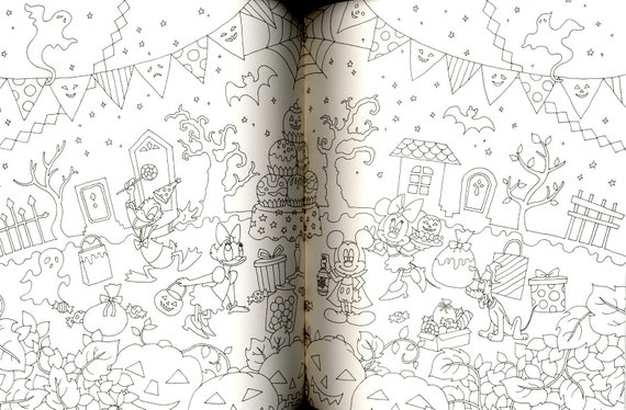 Tabisuru disney coloring book