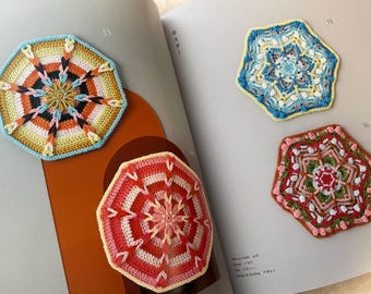 Crochet Kaleidoscope Pattern Book - Japanese Craft Book - Etsy