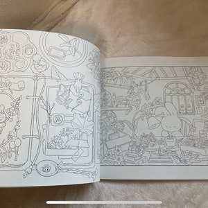 Rabbit's fairy tale fantasy Coloring Book Japanese Coloring Book image 4