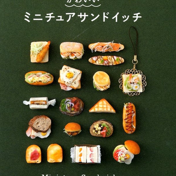 My Special Miniature Clay Sandwitches - Japanese Craft Book