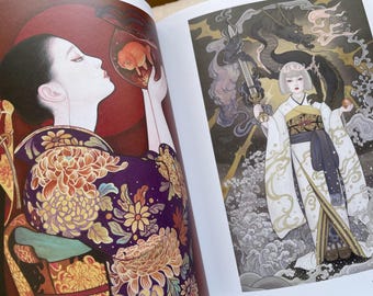 加藤美紀 花咲く乙女たちのぬりえ プレミアム - 日本のぬりえ - Etsy 日本