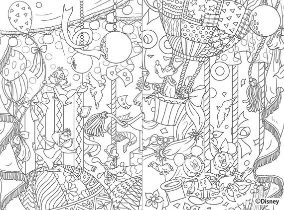 Disney's Fantasy Coloring Book Japanese Coloring Book 