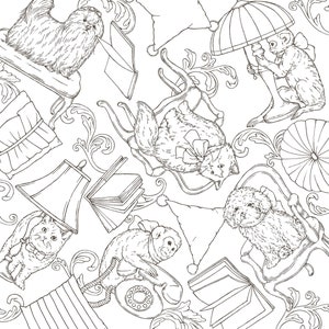 Symphony of Cute Animals Japanese Coloring Book by Kanoko ...