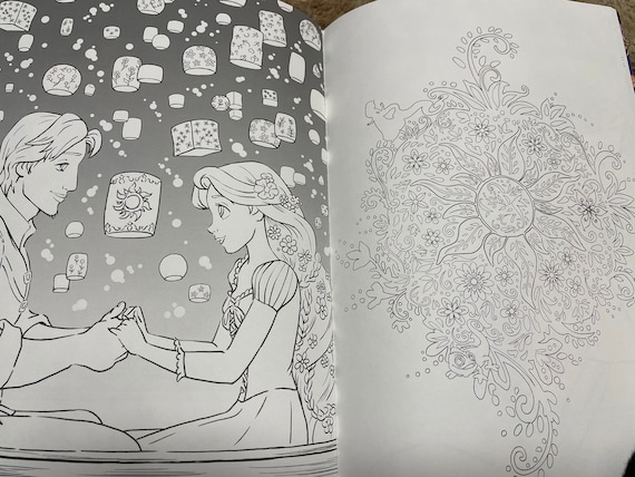 Libro da colorare Disney Tangled Rapunzel Libro da colorare giapponese -   Italia