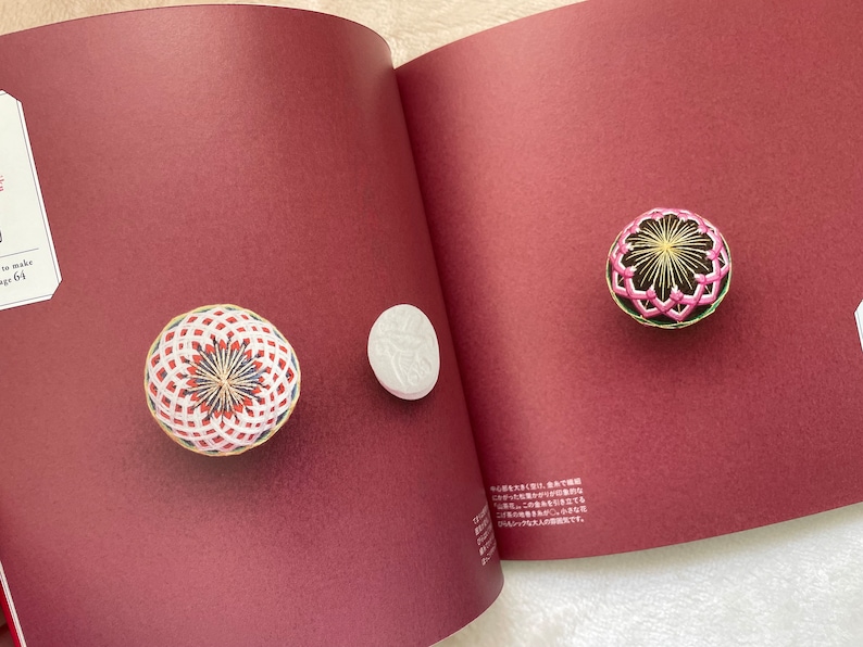 Little Temari Balls and Accessories Japanese Craft Book MM image 10