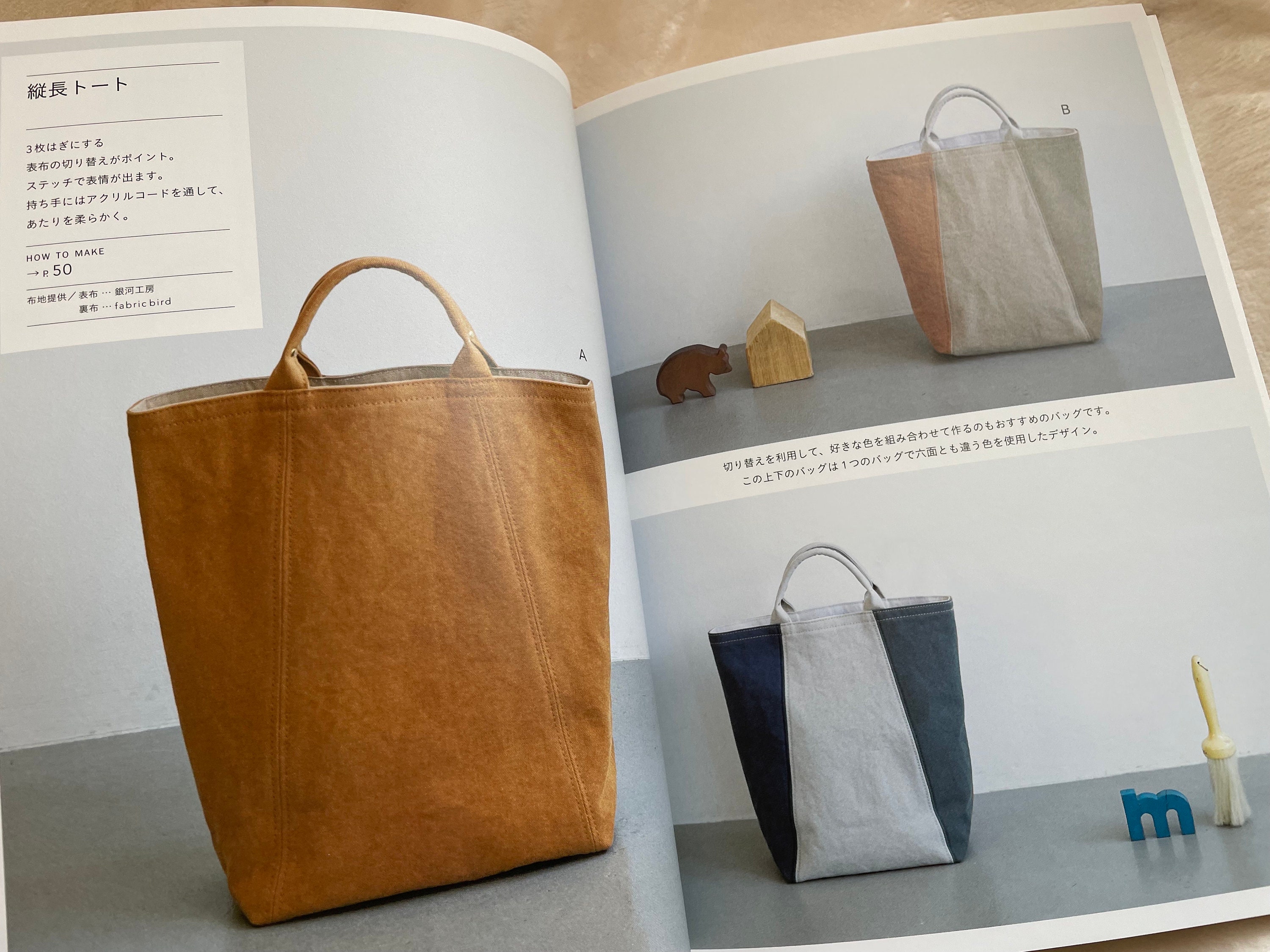 CANVAS Fabric Bags - Japanese Craft Book - Etsy
