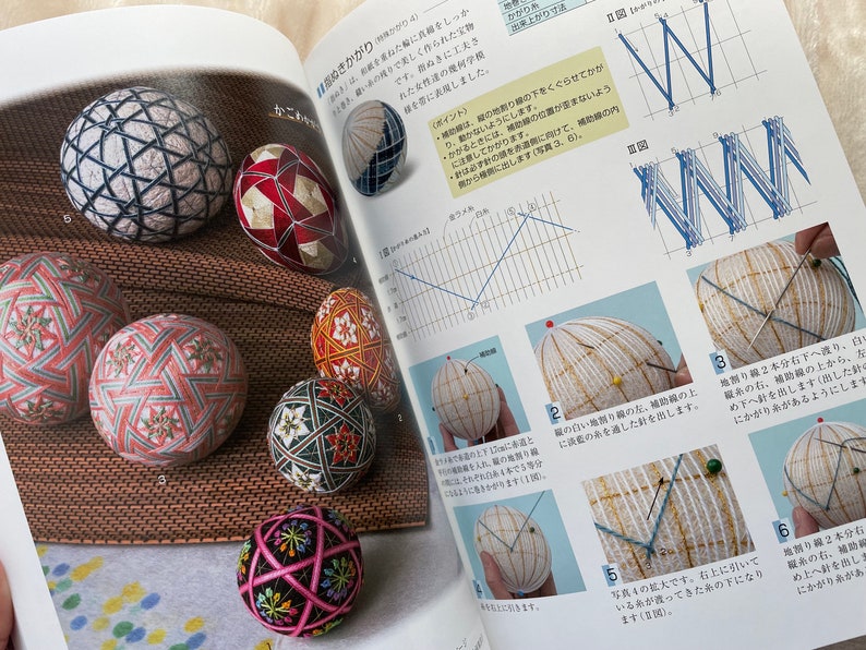 Step by Step Decorative Temari Balls Japanese Craft Book image 5