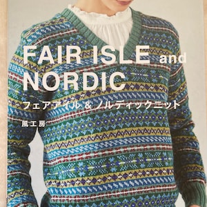 KAZEKOBO FAIR ISLE and Nordic Knitting Items - Japanese Craft Book