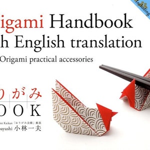 Origami Handbook With English Translation Japanese Craft Etsy Hong Kong
