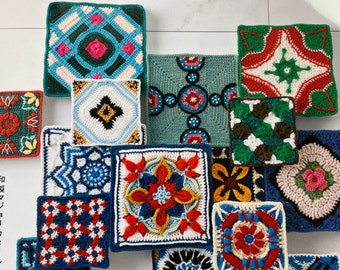 Beautiful Crochet Motifs in Tile Designs - Japanese Craft Book