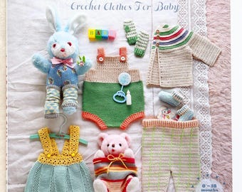 Crochet Clothes for Baby - Japanese Dress Pattern Book