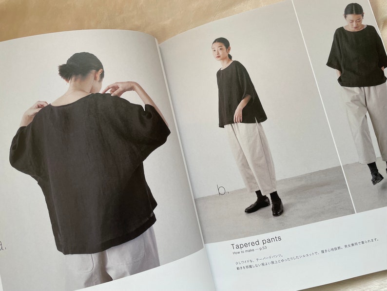 SIMPLE Chic vêtements pour adultes Livre de patrons d'artisanat japonais image 2