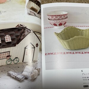 Låt oss göra korgar, väskor och miniatyrföremål av Craft Bands - japansk hantverksbok bild 5