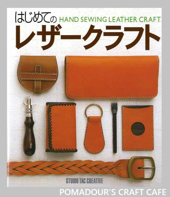 Hand Sewing Leather Craft Book - Japanese Craft Book - Etsy