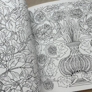 William Morris Coloring Book - Japanese Coloring Book image 6