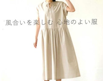 AN Linen Comfortable Clothes for Adults by Ayumi Kinugawa - Japanese Craft Pattern Book