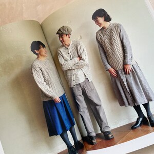 ARAN Knit Clothes that you love in your lifetime Japanese Craft Book image 2