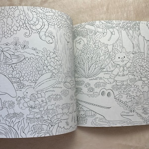 Croisière aventure de l'ours polaire à colorier Livre de coloriage japonais image 3