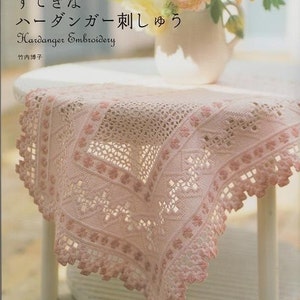 HARDANGER EMBROIDERY - Japanese Lace Patterns Book