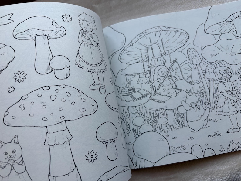 Alice and Dinah's Adventures in Wonderland Coloring Book - Japanese Coloring Book image 4