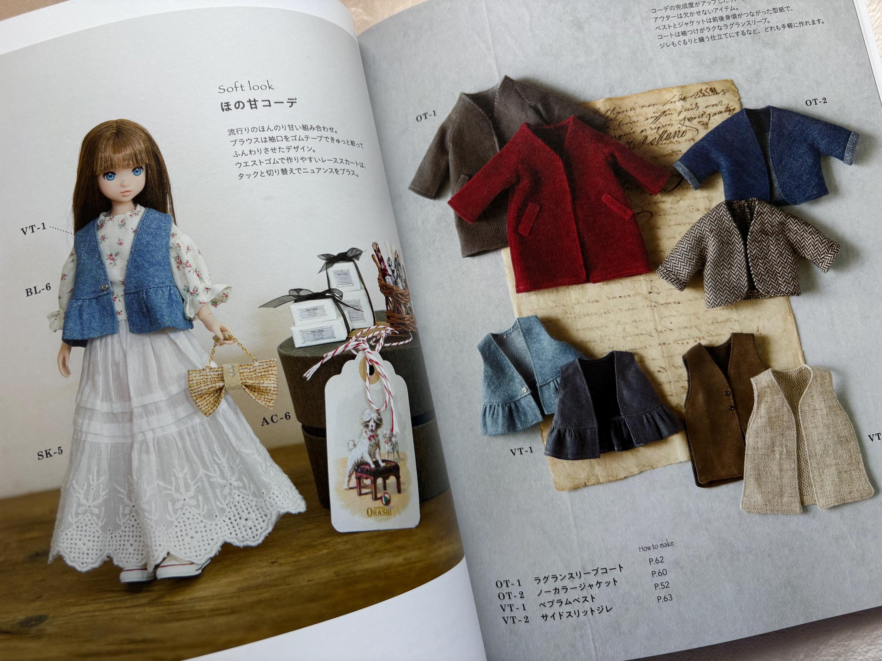 22cm Doll Clothes Sewing Book – Adult Style Outfits & Town Wear