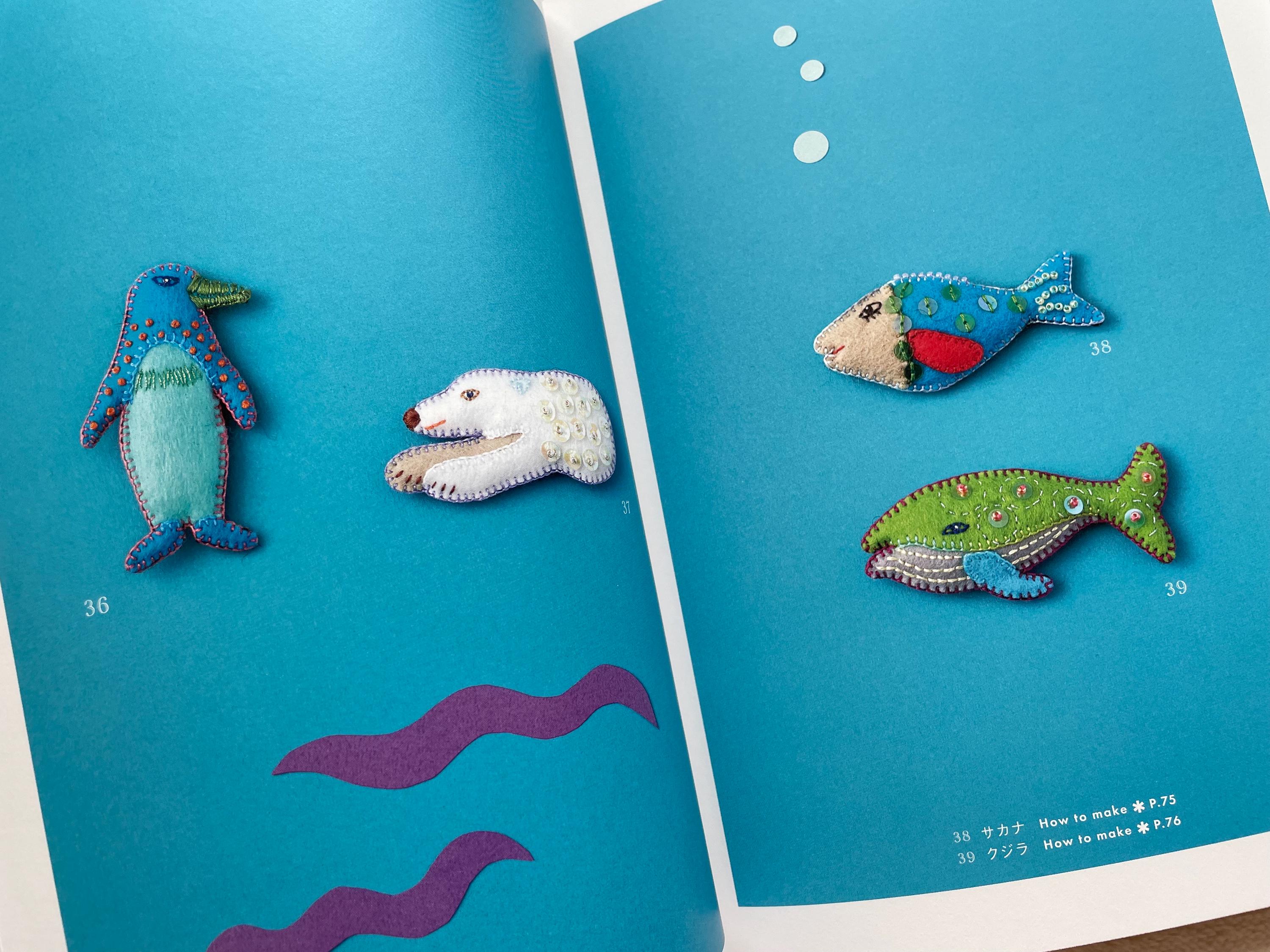フェルトとビーズで作る刺繍ブローチ - 日本のクラフトブック - Etsy 日本