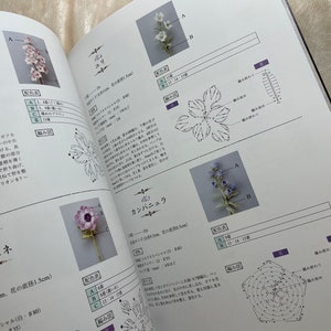 Luna Heavenly Small Flower Crochet Accessories Japanese Craft Pattern Book MM image 10