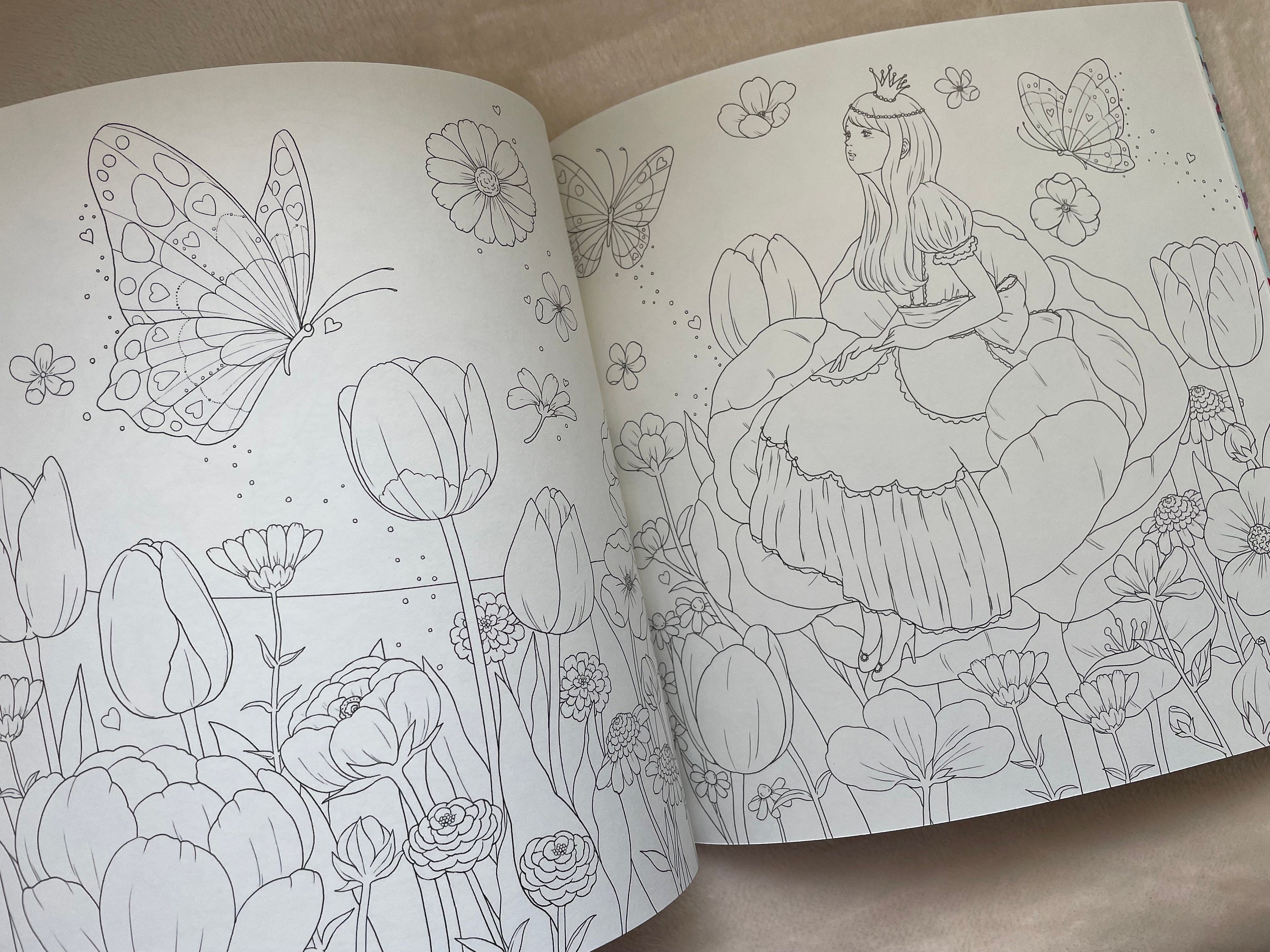 Colors of the Princesses 塗り絵本