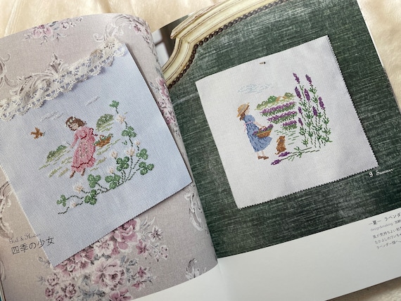 Seasonal Cross Stitch and Gift - Japanese Craft Book - Etsy