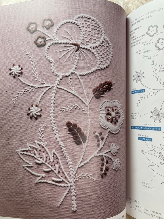 Wakako Horai's Embroidery and Techniques for Beautiful Finish