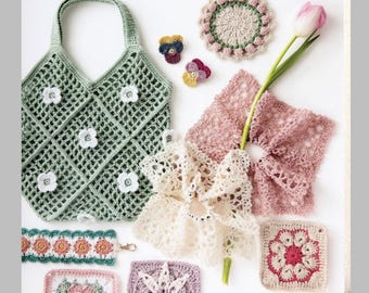 One Motif After Another: Crochet Motif Accessories - Japanese Craft Book