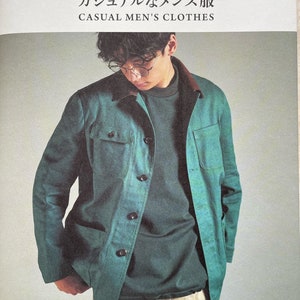 Casual MEN'S Clothes by Toshio Kaneko - Japanese Craft Book