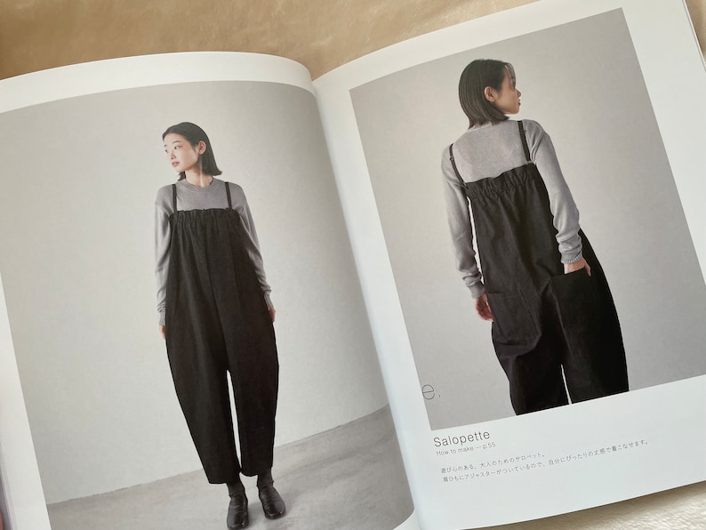 SIMPLE Chic Adult Clothes Japanese Craft Pattern Book image 6