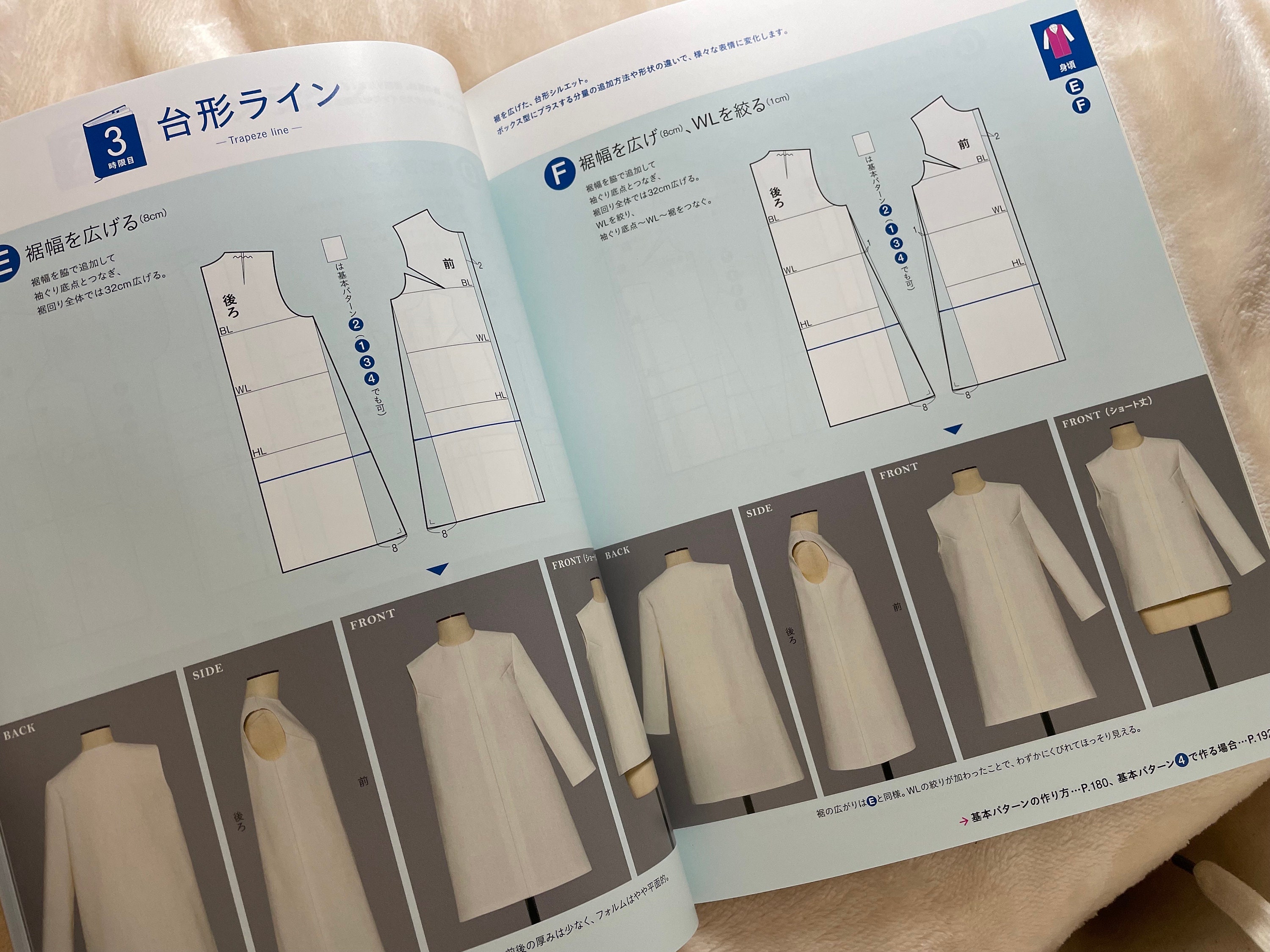 Bunka Fashion School Jackets and Coats Pattern Lesson - Japanese Craft ...
