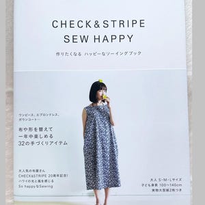 CHECK and STRIPE Sew Happy - japońska książka o rękodziele
