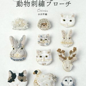 Cotoha's Bead Embroidery Brooches - Japanese Craft Book