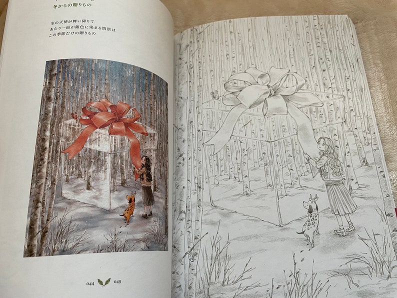 FOREST Girl’s Coloring Book Vol 2 My Own Time - Japanese Coloring Book (NP) image 9