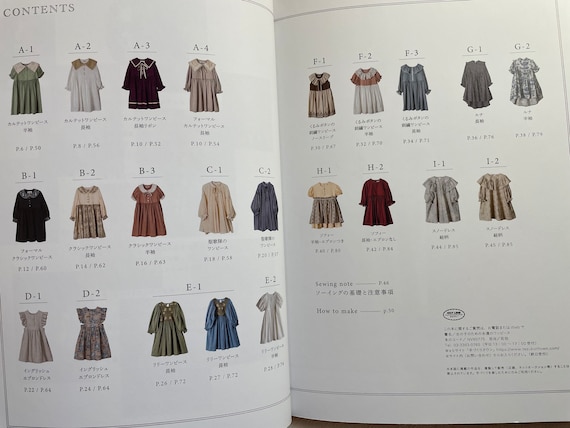 The Girl's Dress Patterns Sewing Book - Japanese Dress