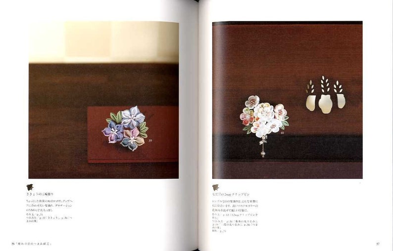 Kyoto Style Traditional JAPANESE TSUMAMI Zaiku Items Japanese Craft Book image 3