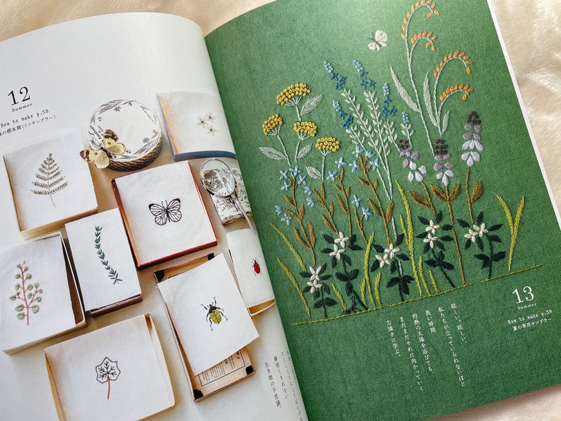 Alice Makabe Wildlife Embroidery Story Japanese Craft Book image 4