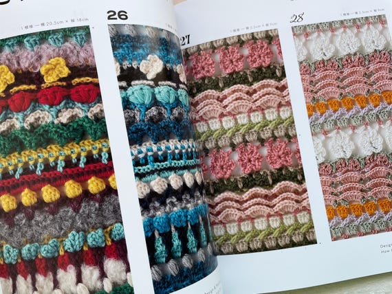 Spicy Pattern Crochet - Japanese Craft Book - Etsy