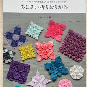 Hydrangea Fold The Art of Folding Paper Origami Book- Japanese Craft Book