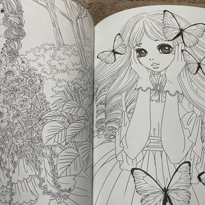 Livre de coloriage filles et chats modernes Nelco Neco Livre de coloriage japonais image 6