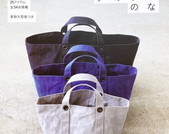 CANVAS Fabric Bags - Japanese Craft Book